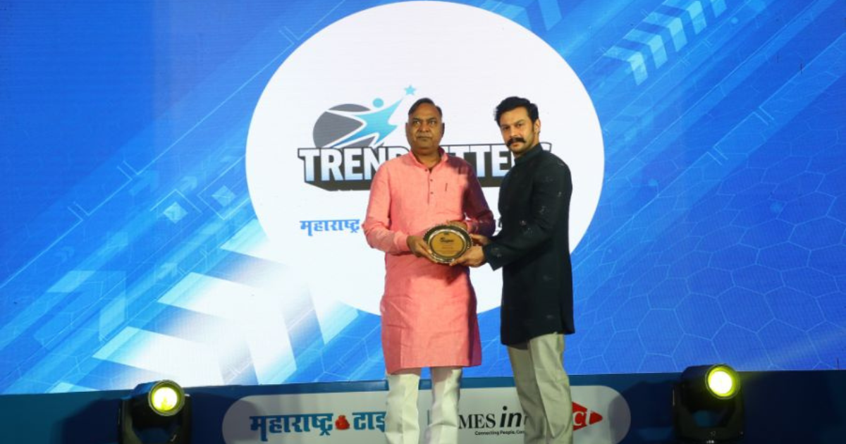 Leading Indian ethnic wear brand Paaneri's owner, Virji Bhai Gada honored as Trendsetters 2022 by Maharashtra Times